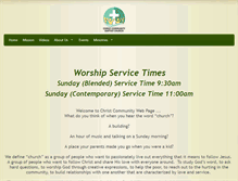 Tablet Screenshot of christcommunitybaptist.org